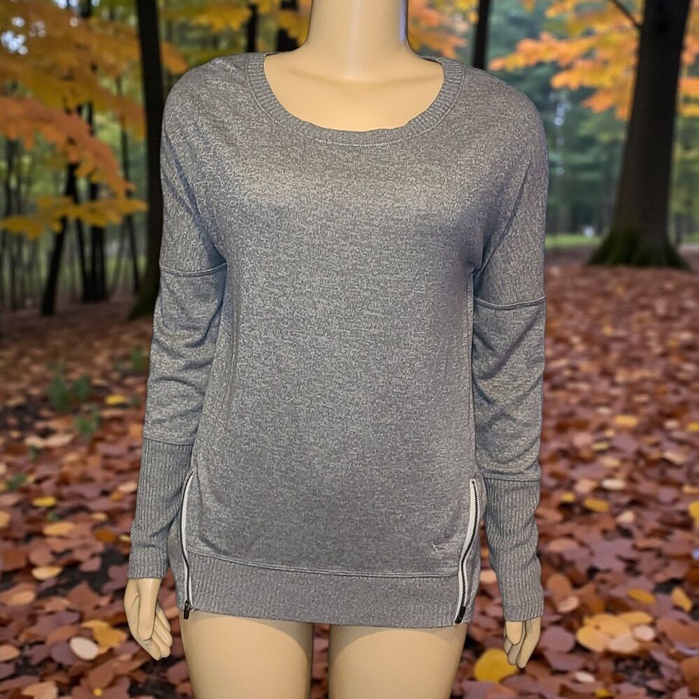 Danskin Now Crewneck Athleisure Tunic Top Shirt